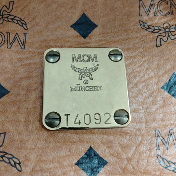 MCM Tan Handbag authentic - Picture 10 of 11